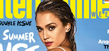 Jessica Alba covers EW in a swimsuit, says she’s not ‘perfect’ but ‘balanced’