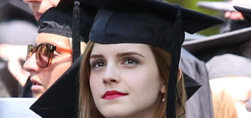 Emma Watson graduated from Brown University with a degree in English lit