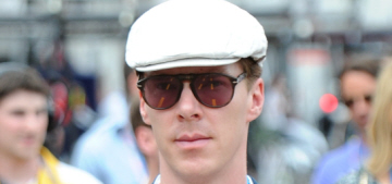 Benedict Cumberbatch struts around the Monaco Grand Prix: hot or not so much?