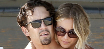 Kaley Cuoco & Ryan Sweeting were all over each other at an industry party: cute?