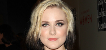 Evan Rachel Wood split with Jamie because she’s ‘edgy’ & really into being a mom