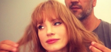 Jessica Chastain debuts her new bangs on Instagram: tragic or not that bad?