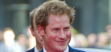 Prince Harry stroked a goat last night.  That’s not a euphemism.