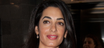 Amal Alamuddin attends Angelina Jolie’s conference but didn’t sit with the cool kids