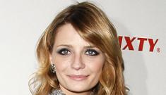 Mischa Barton shows up in see through dress for Miss Sixty fashion week show