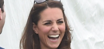 Duchess Kate brings Prince George out for his daddy’s polo game: adorable?