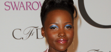 Lupita Nyong’o’s first Lancome print ad released: totally ’80s & totally fab?