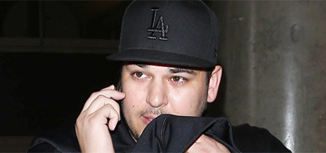 Rob Kardashian pictured taking drugs, his family wants him in rehab