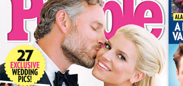 Jessica Simpson’s wedding pics cover People Mag: adorable or annoying?