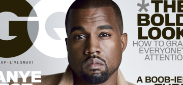 Kanye West covers the August issue of GQ: pouty, fabulous or grumpy?