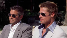 Did Clooney tell Brad Pitt not to bring his kids over? Of course not.