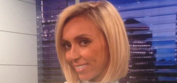 Giuliana Rancic dyed her hair blonde: cute or doesn’t suit her?