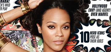 Zoe Saldana: ‘I’m a woman of color in America. That’s enough for you to go, Oh, f—!’