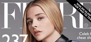 Chloe Moretz covers Flare & says 17 is too young for dating relationships