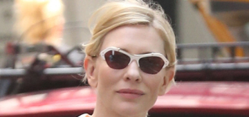 Cate Blanchett’s NYC street style involves drop-crotch pants: fab or fug?