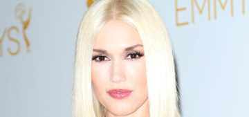 Gwen Stefani in shiny Versace at the Emmys: budget, inappropriate or cute?
