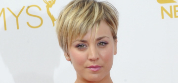 Kaley Cuoco in Monique Lhuillier at the Emmys: cute, flattering or tragic?