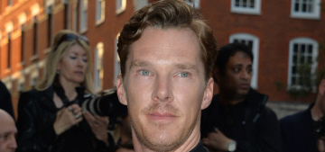 Benedict Cumberbatch’s dirt-lip & vest won GQ’s ‘Actor of the Year’ Award