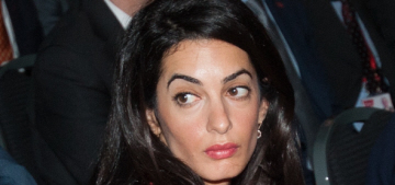 Amal Alamuddin is totally pregnant with an honest-to-God (pasta) baby