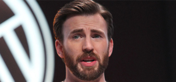 Chris Evans got handsy with himself at TIFF: ‘Who’s handing off the shield?’