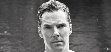 Benedict Cumberbatch.  Soaking wet.  In a lake.  Like Mr. Darcy.  For charity.