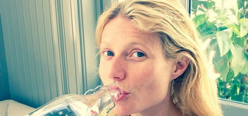 Gwyneth Paltrow chanced upon some gluten.  Fetch the smelling salts!