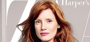Jessica Chastain covers Bazaar UK, thinks not having a job is ‘like grief’