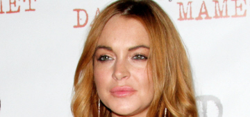 Was Lindsay Lohan still a cracked-out mess for her play’s Press Night?
