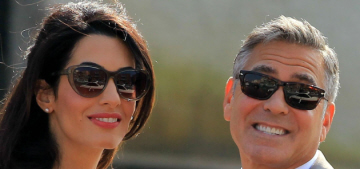 George Clooney bought Amal a huge English mansion & they’re there now