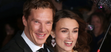 Benedict Cumberbatch & Keira Knightley were adorable at the ‘TIG’ LFF premiere