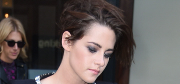 Kristen Stewart’s two Chanel looks in NYC this week: stunning or dated?