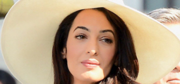 Amal Alamuddin changes her name to Amal Clooney, flies to Greece for work