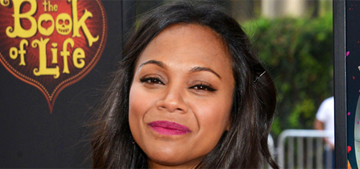 Zoe Saldana: ‘Now that I’m pregnant, I’m kind of itching for sexy compliments’