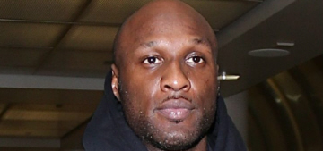 “Lamar Odom is in the wind, refusing to sign his divorce papers” links