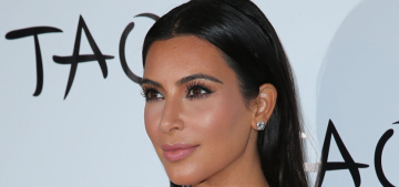 Kim Kardashian wore white for her Las Vegas b-day party: tacky or sexy?