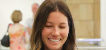 Jessica Biel stepped out in the past week & she’s looking knocked up