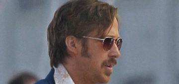 “Ryan Gosling rocks some ’70s styling for his first post-baby gig” links