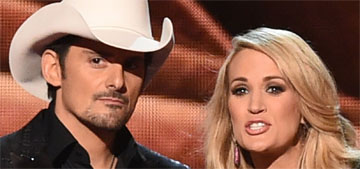 Carrie Underwood & Brad Paisley host CMAs, joke about Ebola, Renee Zellweger