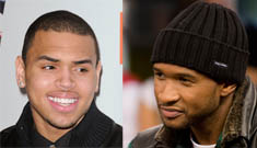 Usher is not impressed with Chris Brown, but backtracks anyway