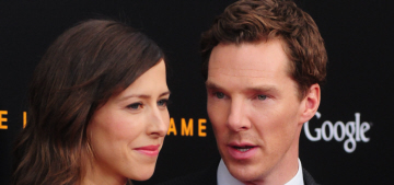Benedict Cumberbatch walked the ‘TIG’ carpet with his fiancée Sophie Hunter