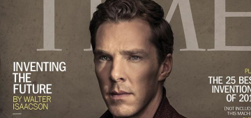 Benedict Cumberbatch covers Time Mag’s ‘Genius Issue’: otter realness?