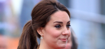 Duchess Kate in red Katherine Hooker in Norwich: stunning, pretty or tired?
