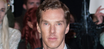 Benedict Cumberbatch gets velvety for the UK ‘Hobbit’ premiere: hot or blah?