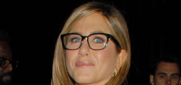 Is Jennifer Aniston wearing glasses to look ‘serious’ for her Oscar campaign?