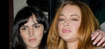 Lindsay Lohan got wasted last night in London with her sister Ali, of course