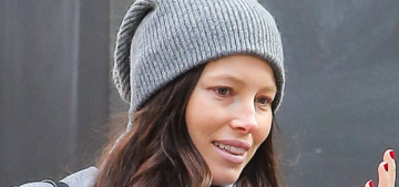 Jessica Biel steps out in NYC while Joey Fatone confirms her pregnancy