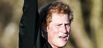 Prince Harry got muddy during a Christmas Eve charity football game: hot?