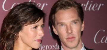 Benedict Cumberbatch probably knocked up Sophie back in September, right?