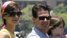 Tom Cruise & Katie Holmes take Suri for some normal person camping