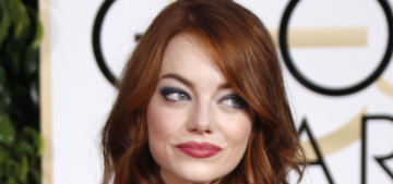Emma Stone in a Lanvin jumpsuit at the Globes: unflattering or adorable?